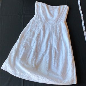 🦄 4/$40 Basic Strapless Little White Dress